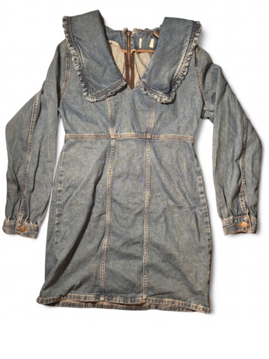 Dresses & Skirts - Vintage Style Denim Mini Dress  Cottagecore Boho